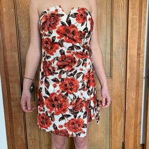Free people strapless dress